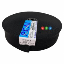 ELASTICO PRETO POLIESTER 40 RL25MTS - Armarinho Beira Rio Ltda