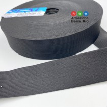 ELASTICO PRETO POLIESTER 40 RL25MTS - Armarinho Beira Rio Ltda