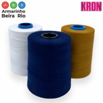 Linha para Pesponto - Kron - Preto - Fio 36 - C/4.000J - Divinópolis Botões  e Aviamentos - Tudo em aviamentos!