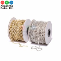 STRASS SS16 ORIGINAL OURO-PRATA 50MT - Armarinho Beira Rio Ltda