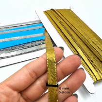 GALAO FITILHO 08MM OURO-PRATA 50MTS - Armarinho Beira Rio Ltda