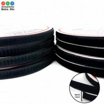 KIT 4 ROLOS VELKRO 16MM PRETO TOTAL 100MTS - Armarinho Beira Rio Ltda