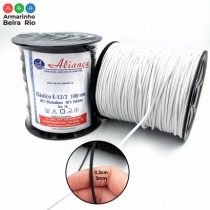 ELASTICO ROLICO ALIANCA RL100MT BR-PR - Armarinho Beira Rio Ltda