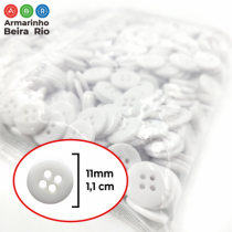 BOTAO 1486 BRANCO TAM.18 PT 5 GR - Armarinho Beira Rio Ltda