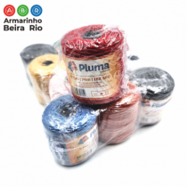 KIT 12 RL BARBANTE PLUMA COLORIDO C/ 74 MTS - Armarinho Beira Rio Ltda
