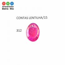 CONTAS LENTILHA 15 (PT 100 GR) - Armarinho Beira Rio Ltda