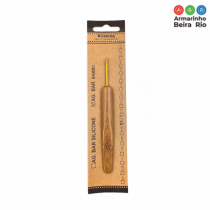 AGULHA CROCHE BAMBU BARBANTE 2 MM - Armarinho Beira Rio Ltda