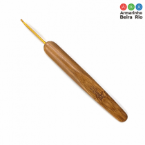 AGULHA CROCHE BAMBU BARBANTE 2 MM - Armarinho Beira Rio Ltda