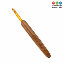 AGULHA CROCHE BAMBU BARBANTE 6 MM - Armarinho Beira Rio Ltda